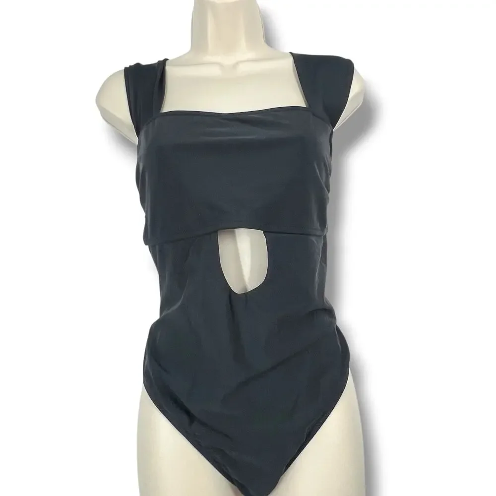 SPORTS ILLISTRATED SWIM Square Neckline One Piece Swim Suit  XL NWOT